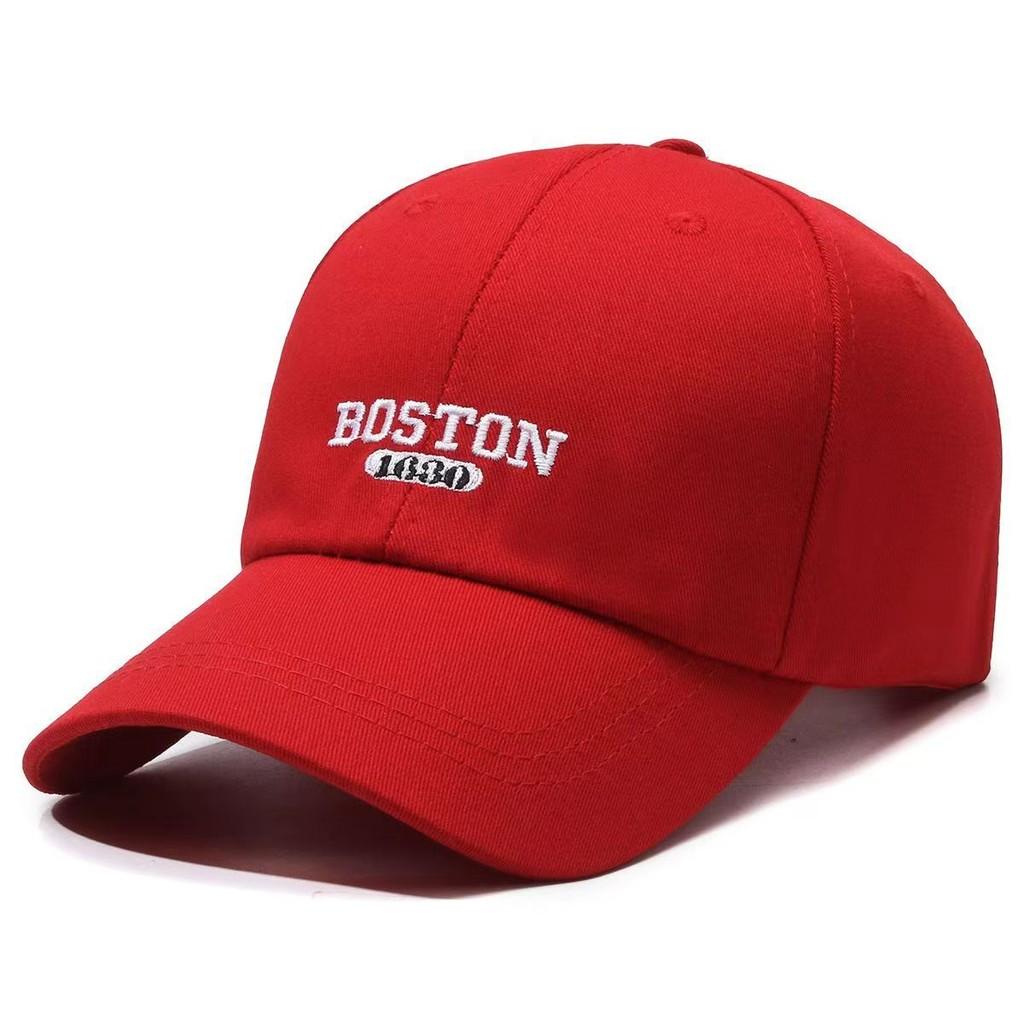 Boston 1690 Letter Embroidery Baseball Cap Sun Protection Breathable Gift Hat