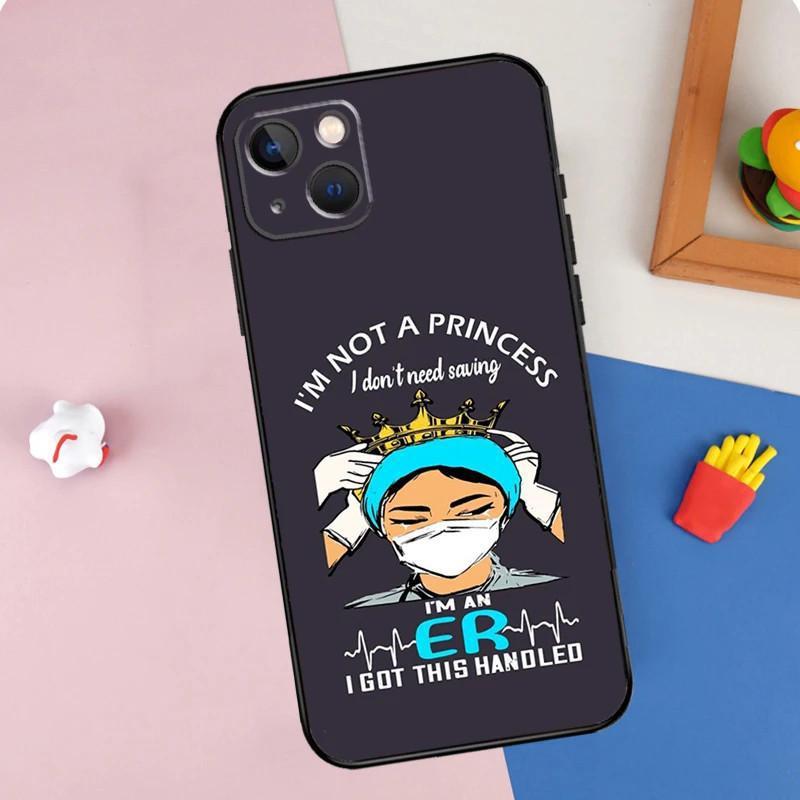 Чехол для мобильного телефона iPhone16Pro медсестра, медицинский, медицинский чехол для мобильного телефона, покраска волос, анти-падение для трех