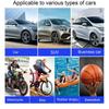 12V Tire Inflator Portable Atmosphere Compressor with Emergency LED Light Digital Display Air Pump Auto Tire Pump