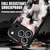 Translucent Matte Magnetic Phone Case For iPhone 17 16 15 Pro 14 13 Pro Max 16e 17e For Magsafe Bowknot Print Hard PC Back Cover