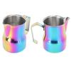 350ml Capacity Milk Frother Cup 304 Stainless Steel Latte Art Pitcher  For Latte Art