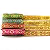 7M Vintage Ethnic Floral Embroidered Jacquard Ribbon Trims For Curtain Home Textile Garment Lace Trim Accessory
