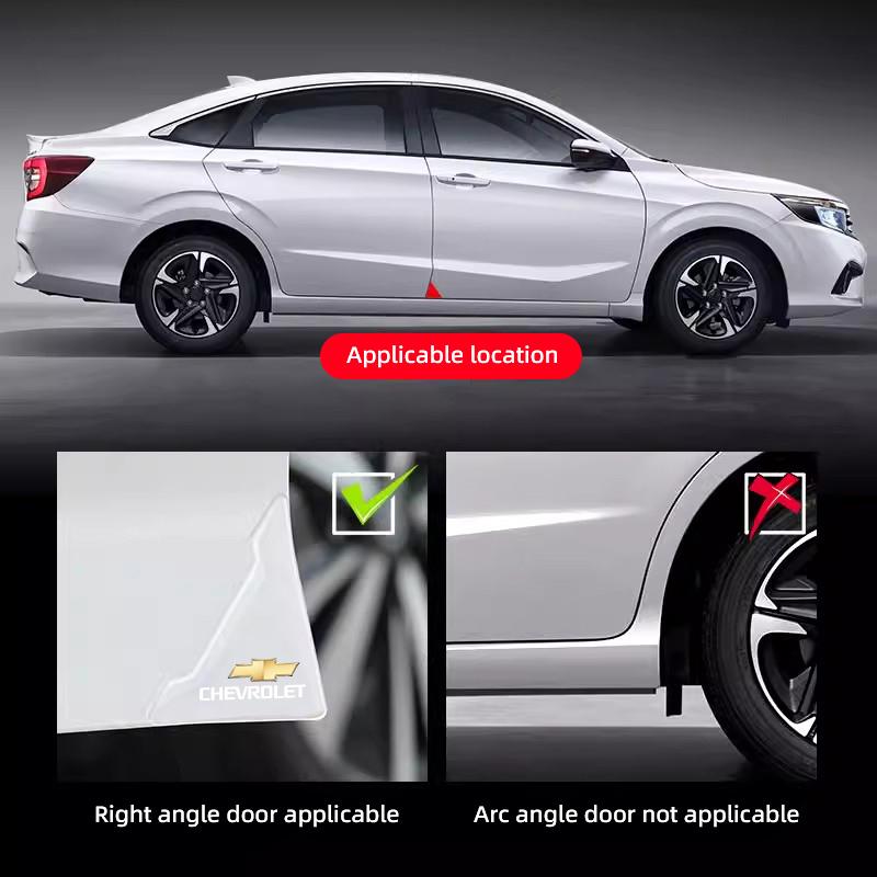 4Pcs Car Door Silicone Buffer Stickers Anticollision Anti Scratch For Chevrolet Spark Captiva Cruze Malibu Equinox Trax Camaro