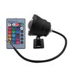 5 Вт RGB наружный водонепроницаемый светодиодный светильник для бассейна садовый светильник с пультом дистанционного управления (черный)