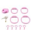 Male Negative Electrode Chastity Lock, Small Pot Lid, Cross-Dressing Positive Electrode Purity Device, Male-Female Lower Body Tr