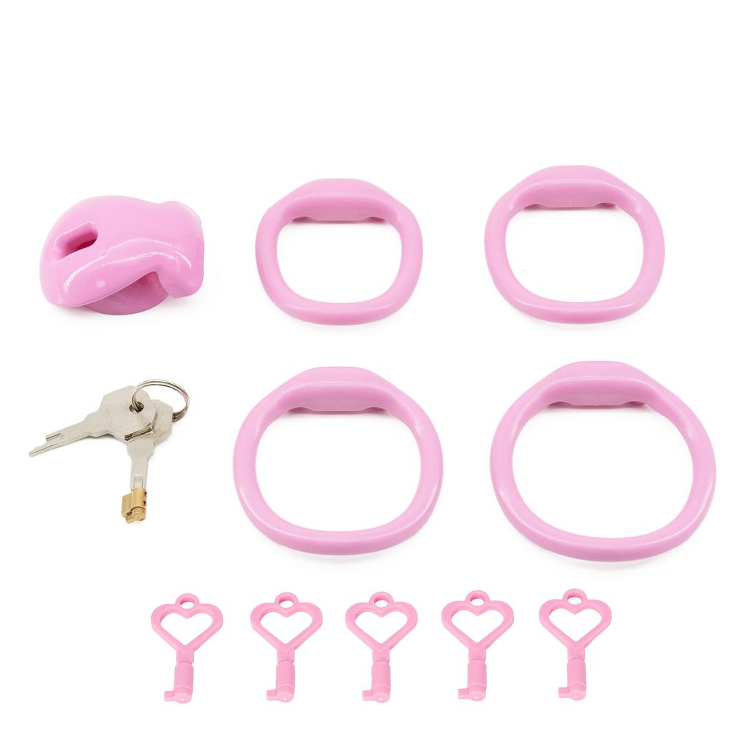 Male Negative Electrode Chastity Lock, Small Pot Lid, Cross-Dressing Positive Electrode Purity Device, Male-Female Lower Body Tr