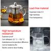 350ml Heat Resistant Kung Fu Tea Set Glass Teapot With Strainer Filter Infuser Tea Pot Large Teapot Kitchen Accessories Tools
