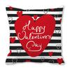 Big Love Valentine'S Day Digital Printing Short Plush Pillow Covers Decorative For Car Sofa Office Cushion Cover Home Goods