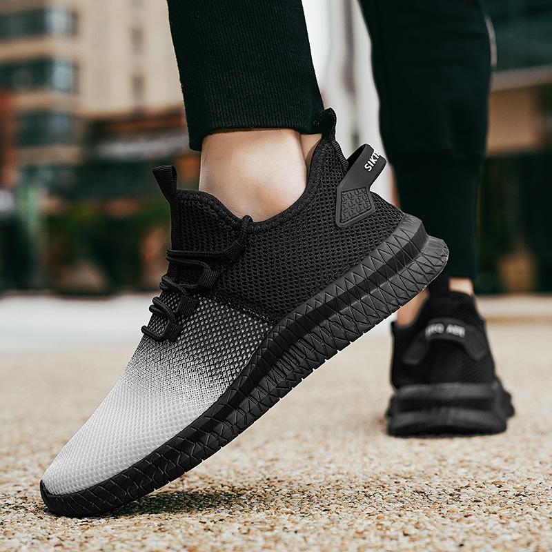 40-47 Мужская летная тканая обувь большого размера, спортивная обувь, сверхлегкая мужская обувь