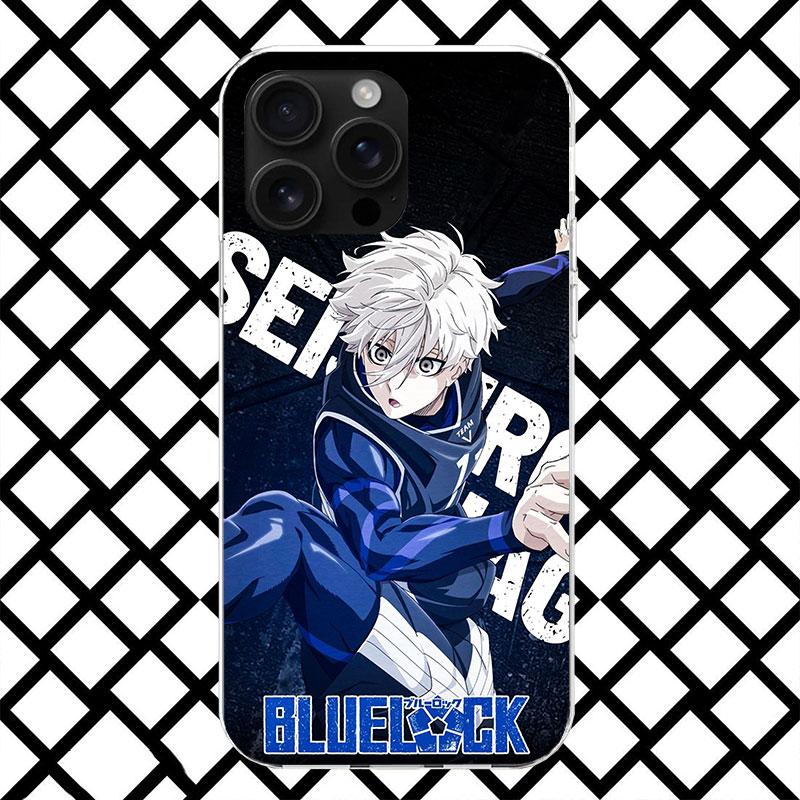 Чехол для телефона Blue Lock Наги Сэйсиро для iPhone 17 Air 16 16E 15 14 Plus 13 Mini 12 11 Pro Max 7 8 + SE 2020 Мягкая крышка Fundas 17