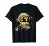 Spooky C A Halloween Graveyard Cats Unisex T-shirts