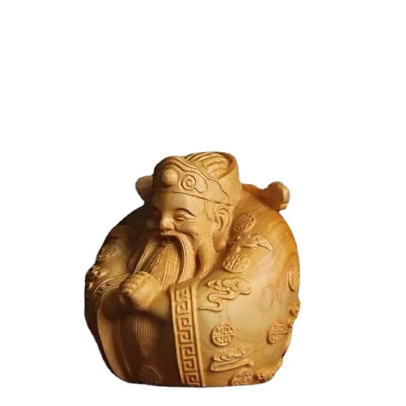 Китайский стиль натуральное дерево резные фигурки скульптуры предметы интерьера офисы фен-шуй статуи украшения