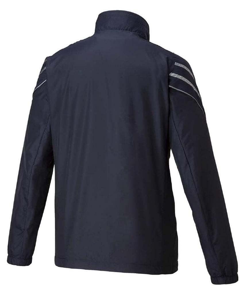 Mizuno MC Line Breath Thermo Lined Warmer Cold Weather Size Size S Jacket, Moisture-Wicking, Heat-Retaining, Protection, White/Gold, 32ME1631,