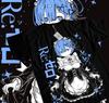 Аниме Re Zero Рем Вайфу Горничная Графическая Черная Футболка Размер S4XL