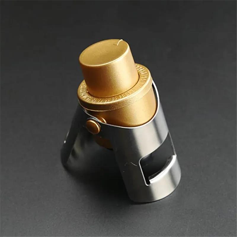 Champagne Stoppers Sealer Saver for Cava Prosecco Sparkling Wine Stopper with Built-in Pressure Pump 7