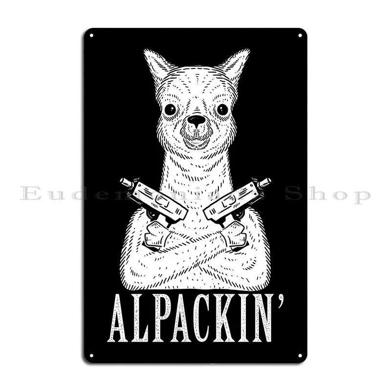Alpackin Metal Sign Cinema Printed Club Design Wall Decor Tin Sign Poster