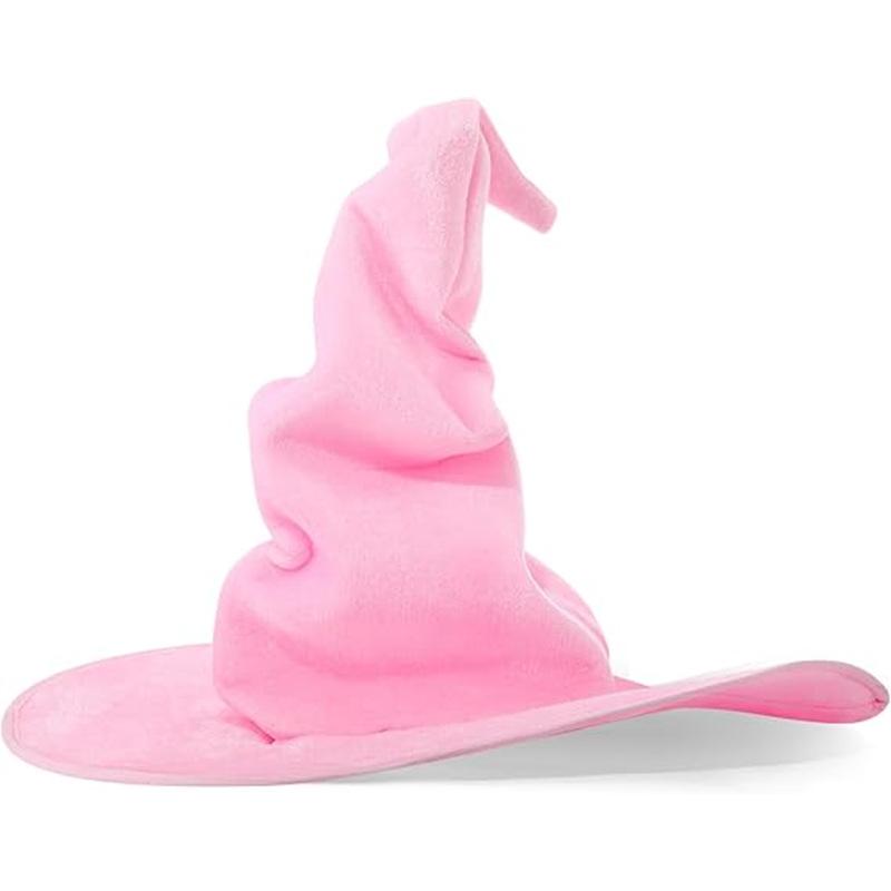 Костюм на Хэллоуин Женщина-ведьма Шляпа-твист Черный бархат Ведьма Маг Бархатная шляпа Вечеринка Косплей Реквизит Фестиваль Декор Аксессуары