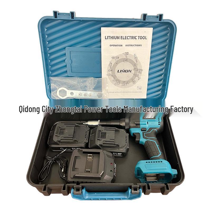 Портативный аккумуляторный литиевый заклепочник, промышленного класса для бытового использования