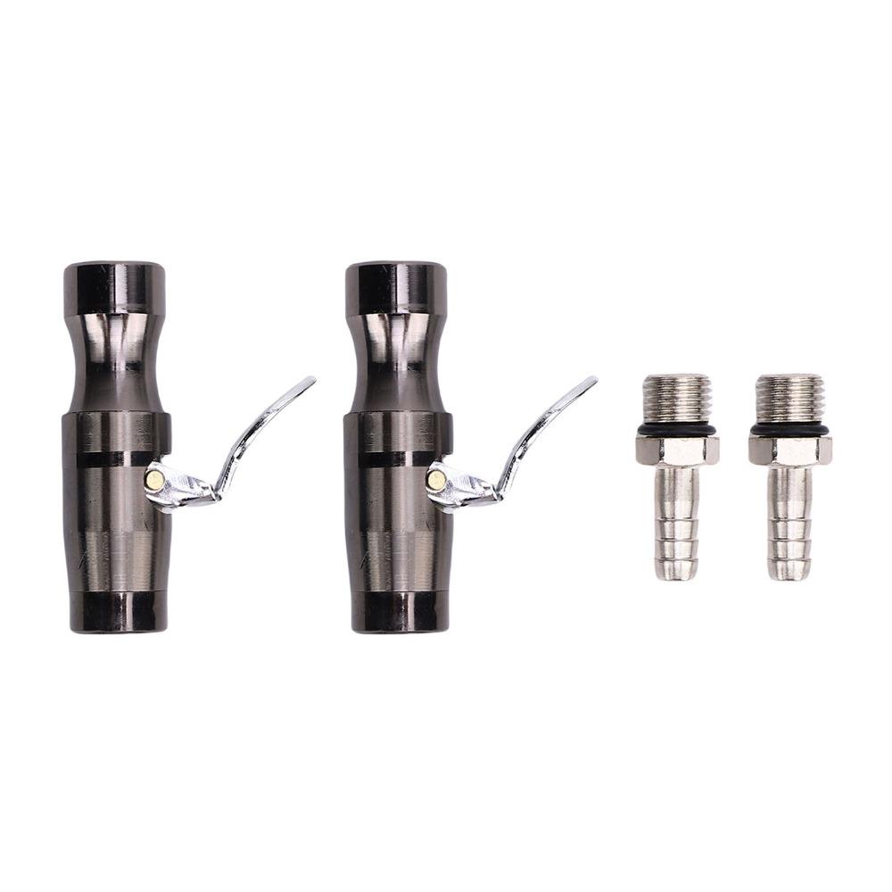 4PCs 1/4in FNPT Locking Air Chuck Anti-Rust Closed Flow Chuck Lock On Air Chuck  Private Car Owners
