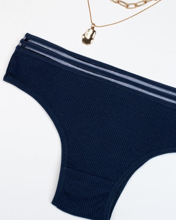 Ribbed Bikini with Perforated ISSA Plus Ribbing