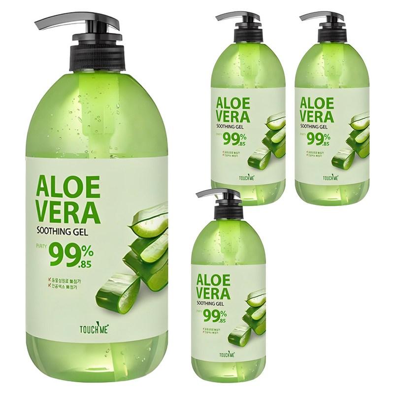 Touch Me Purity Aloe Vera Soothing Gel, 1L, 4 pcs