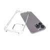 For iPhone 15 Pro Max Back Cover WANLONFENG TM Series 2.0mm Clear TPU Phone Case (Big Lens Hole)