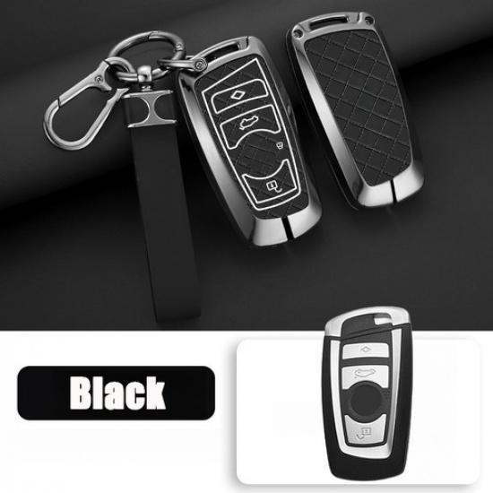 Zinc Alloy Leather Car Key Case Cover For BMW 1 2 3 4 5 6 7 M5 X2 X3 X4 X5 F10