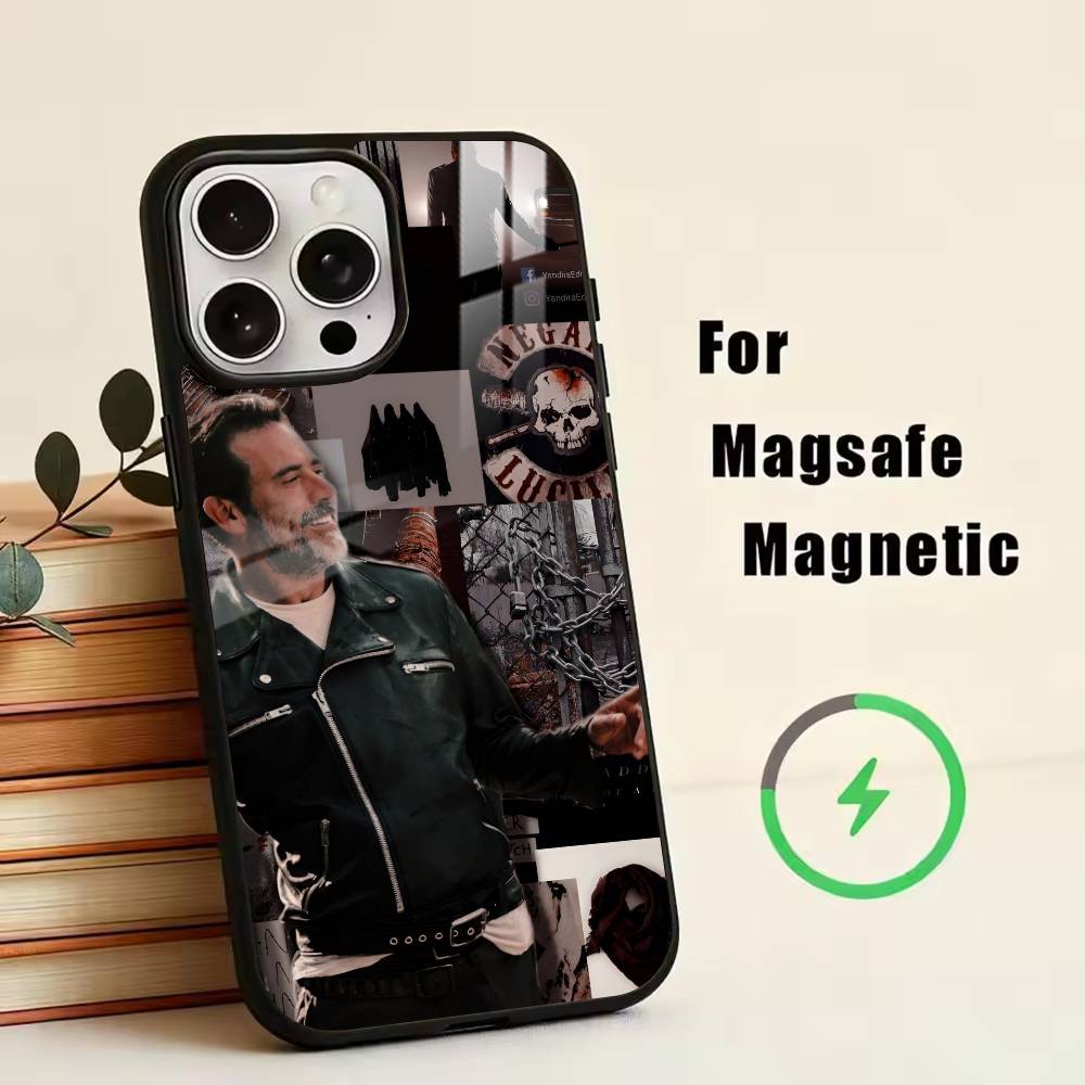 TWD-W-Walking D-Dead Phone Case For iPhone17,16,15,14,13,12,11 Plus,Pro Magnetic For Magsafe Wireless Charging