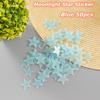 500PCS  Living Bedroom Luminous Fluorescent Color Decal Home Decor Stars Glow Wall Stickers Baby Kids