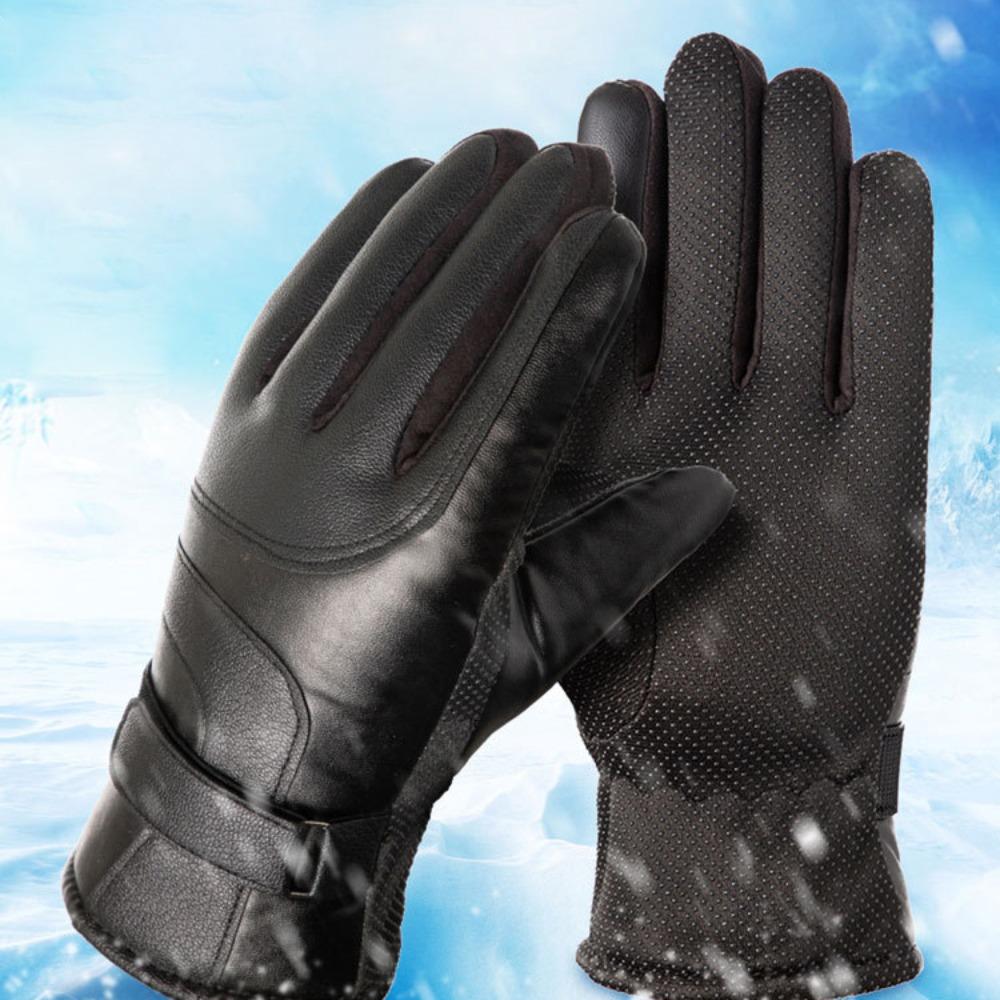 Warm Touch Screen Gloves Full Finger Skiing Gloves 2024 Driving Mittens  Outdoor Sports