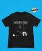 Футболка Crystal Castles, Футболка с изображением альбома группы Crystal Castles, Ретро футболка с мерчем электронной музыки
