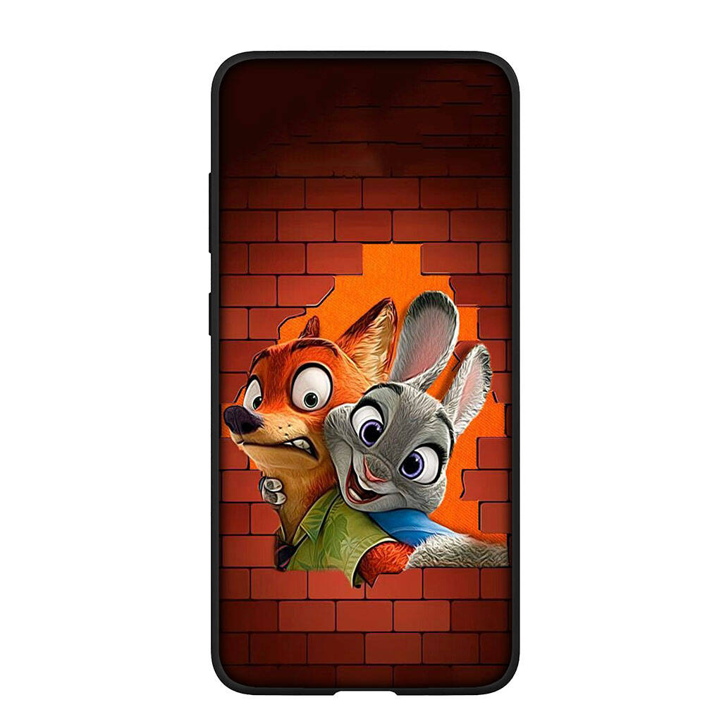 Чехол для телефона Samsung Galaxy S25 S23 S22 S24 Ultra FE A05 A06 A15 A16 A36 A37 A35 A54 A55 A56 A57 A25 A26 A53 Джуди Аниме Зверополис Гари Ник 2 Обложка