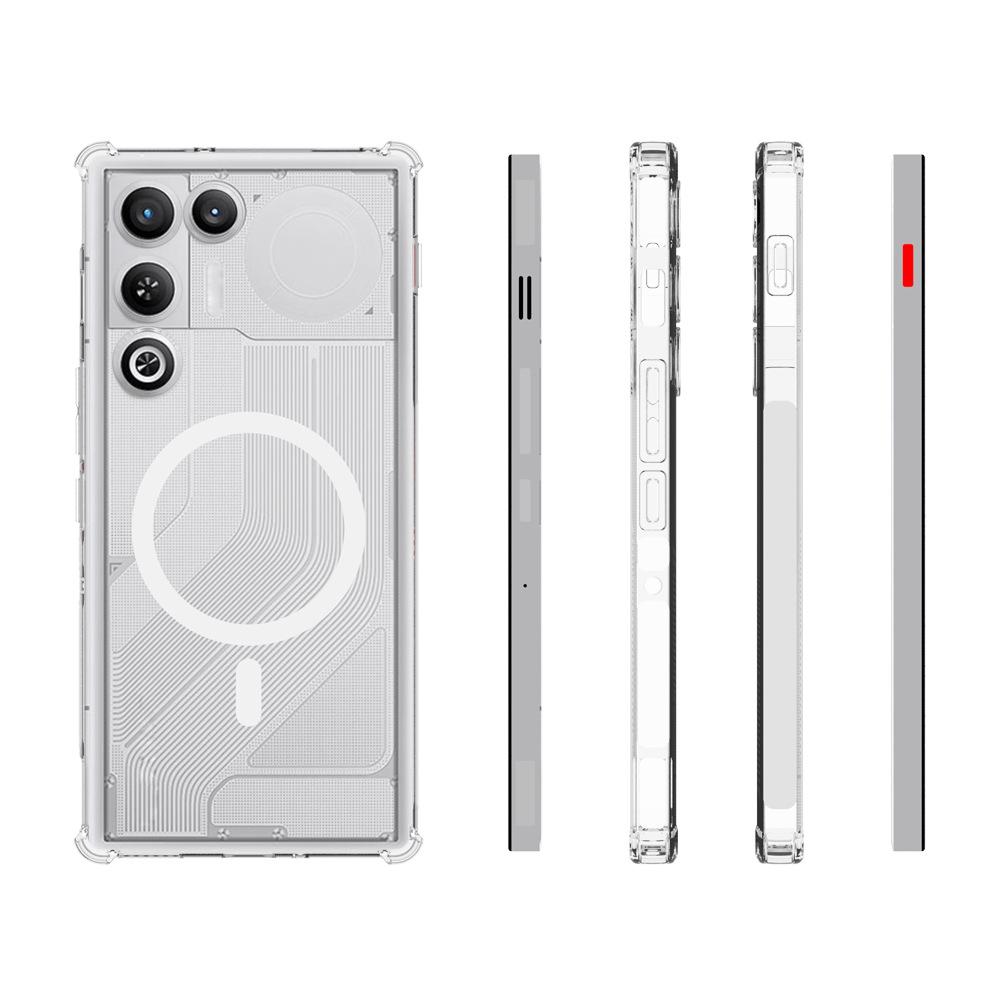 Для ZTE Red Magic 11 Air NX799J Чехол для Magsafe С воздушной подушкой Ударопрочный Силиконовая задняя крышка Мягкий чехол для ZTE Redmagic 11Air