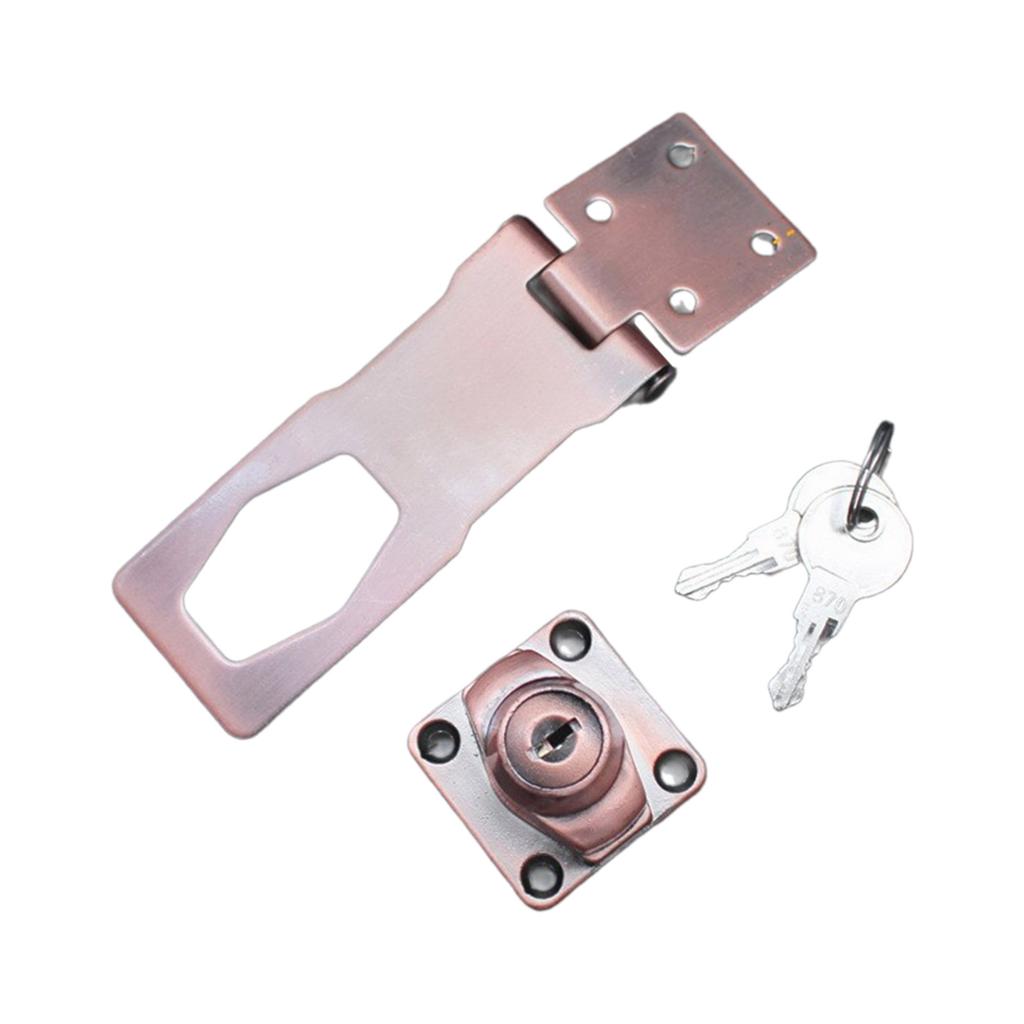Промышленная фиксирующая накидная петля Защелка для двери безопасности Замок для безопасности Накидная петля для тяжелых условий эксплуатации Накидные петли безопасности с ключом для дома