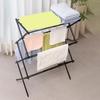Folding Clothes Drying Rack Retractable Design Easy Installation Collapsible Portable Indoor Outdoor Laundry Rack