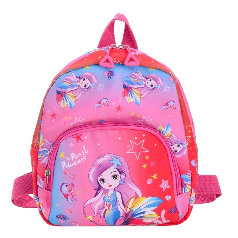Cute Cute Boys And Girls Backpack, Kindergarten Primary School Students Schoolbag, Foreign Style Printing Children'S Backpack