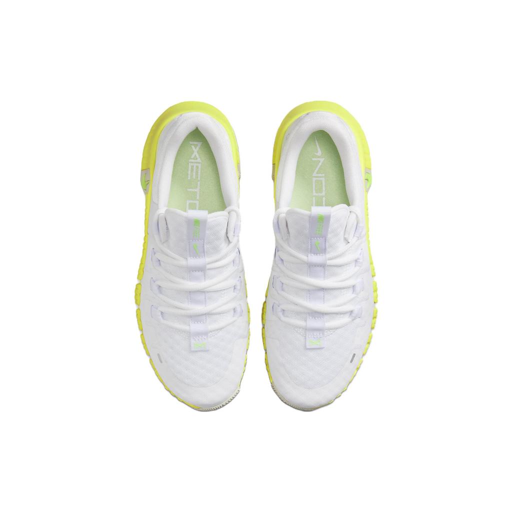 Nike Free Metcon 5 White Lime Blast Женские кроссовки Свето-зеленое морское стекло DV3950-106