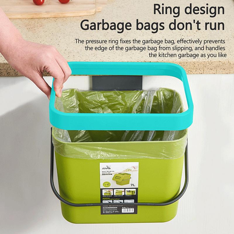 5л кухонное мусорное ведро настенное подвесное мусорное ведро с крышкой мусорное ведро для шкафа под раковиной мусорное ведро для компоста мусорное ведро