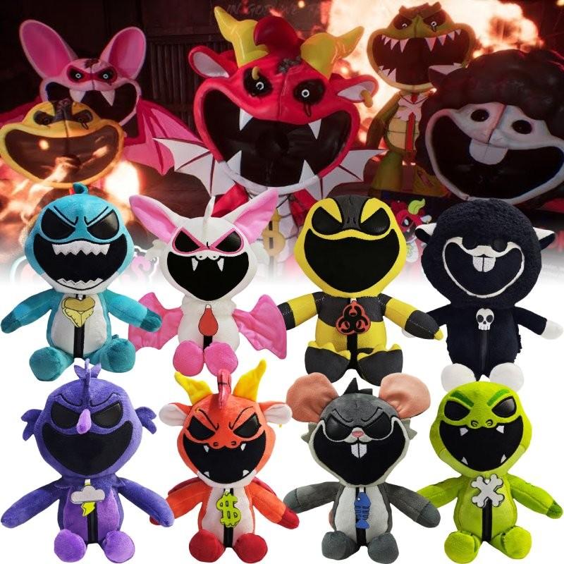 Кошмарные зверюшки Очаровательная плюшевая игрушка «Черная овечка» Мягкая и приятная на ощупь 25 см Фигурка животного