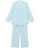 Relax Sleep Long Long Cotton YDX511 SX [Wacoal & Sleep] Pajamas, Science, Sleeves, Pants, 100% (Main Body) Women's