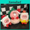 Плюшевая игрушка Kirby Рождественская серия Подарок со снеговиком и зеленой елкой для праздничных украшений