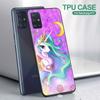 Прекрасный чехол для телефона с единорогом для Samsung Galaxy A51 A71 5G A21s A11 A31 A41 A91 A72 A12 A02s, мягкий силиконовый чехол, матовый бампер