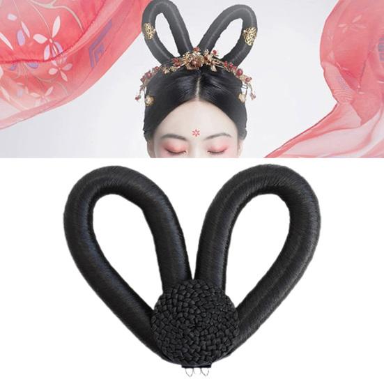 Женский парик для косплея, китайский винтажный стиль, не грязная одежда, шиньон хань, китайский, хорошая детализация, реквизит для фотосессии