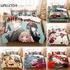 Anime Spy X Family Anya Duvet Cover Pillowcase Bedding Set Double Twin Full Queen King Adult Kids Bedclothes Quilt Cover