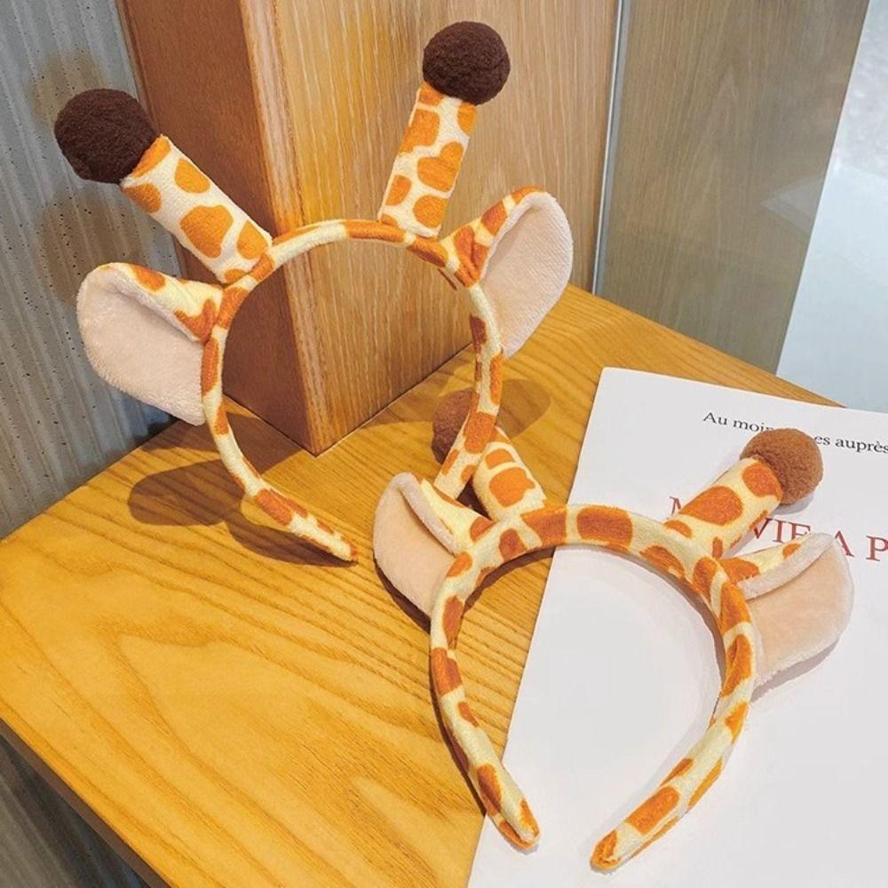 Giraffe Ears Animal Hairbands Korean Style Face Washing Hair Hoop  Girls/Female