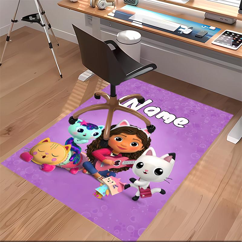 Custom personalization Gabby's Dollhouse Print Area Rug - Soft, Washable Non-Slip Indoor Mat,Living Room,Home&Office Decorative Rug