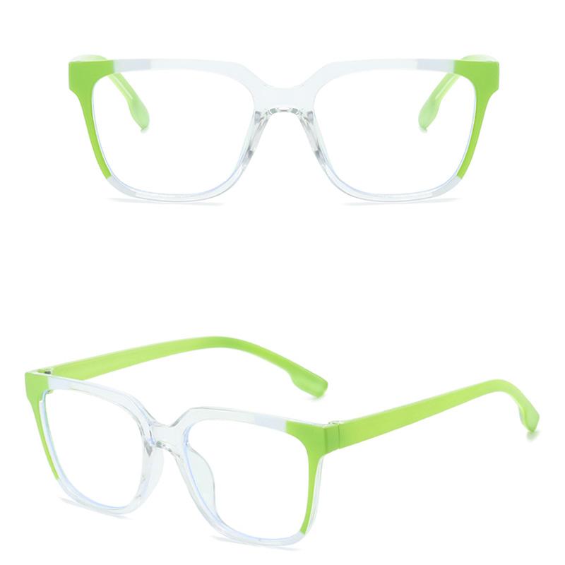 New Multi-Color Fashion Square Glasses Unisex Anti-Blue Light Eyewear