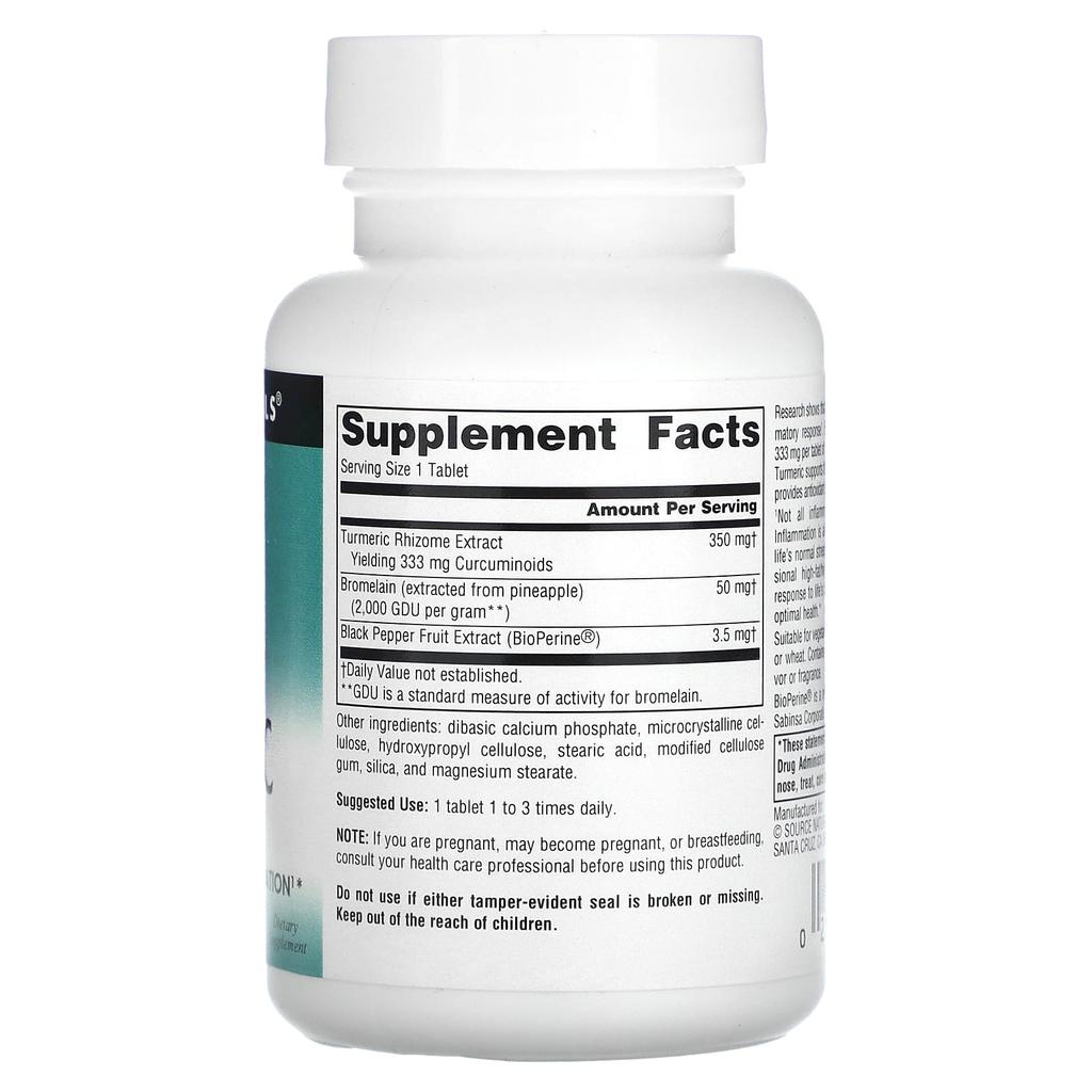 Source Naturals Turmeric Extract, 100 Tablets