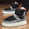 Fashion Booties Slip-On Comfortable Male Winter Shoes Ankle Warm Cold Proof Work Fashion Men's Snow Boots Brands High Quality Offer Sale