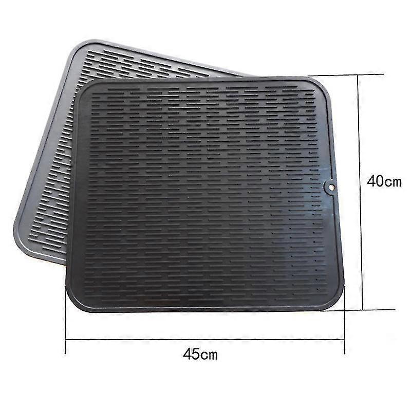 Large Multifunctional Silicone Placemat Dish Drying Mat Kitchen Draining Table Drain Mat Sink Non-s